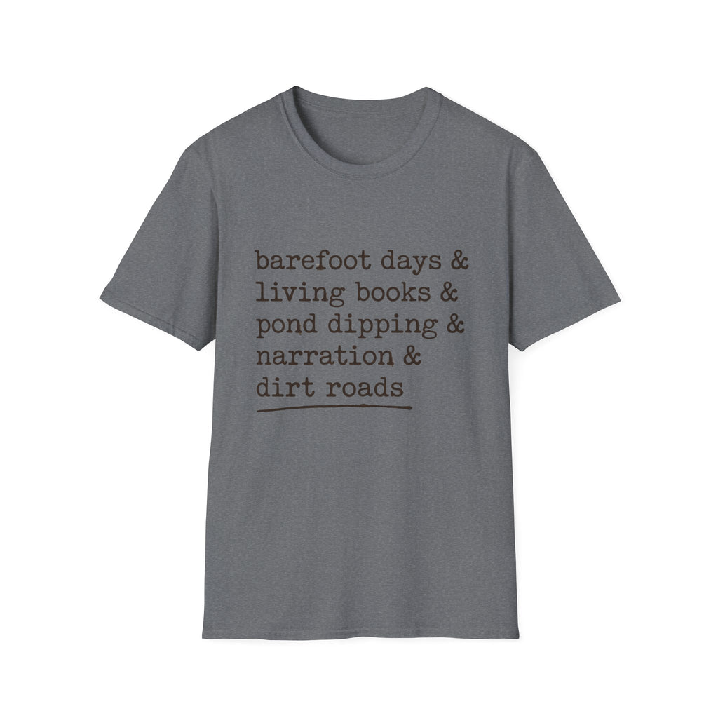 Barefoot Days Check List T-Shirt