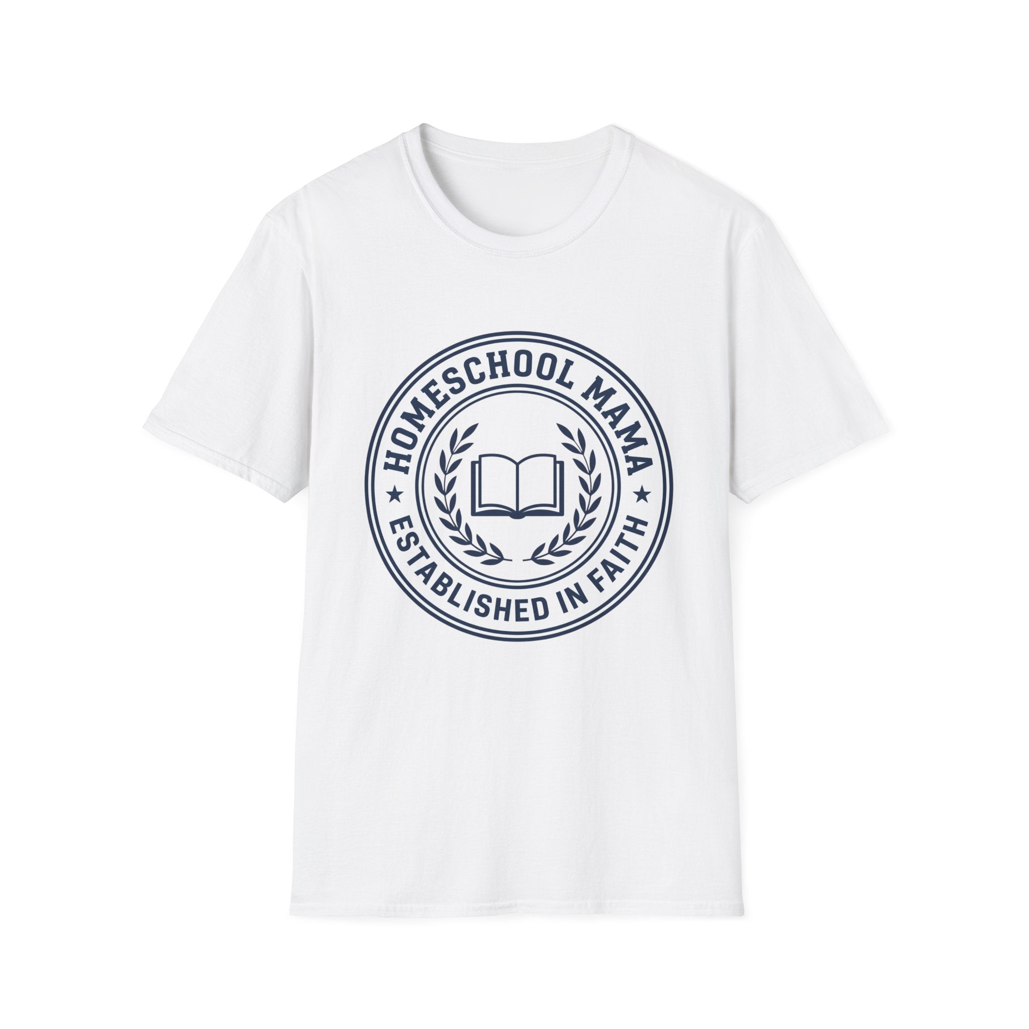 Homeschool Mama homeschool mom graphic t-shirt with a warm homeschool-inspired graphic with thoughtful lettering
