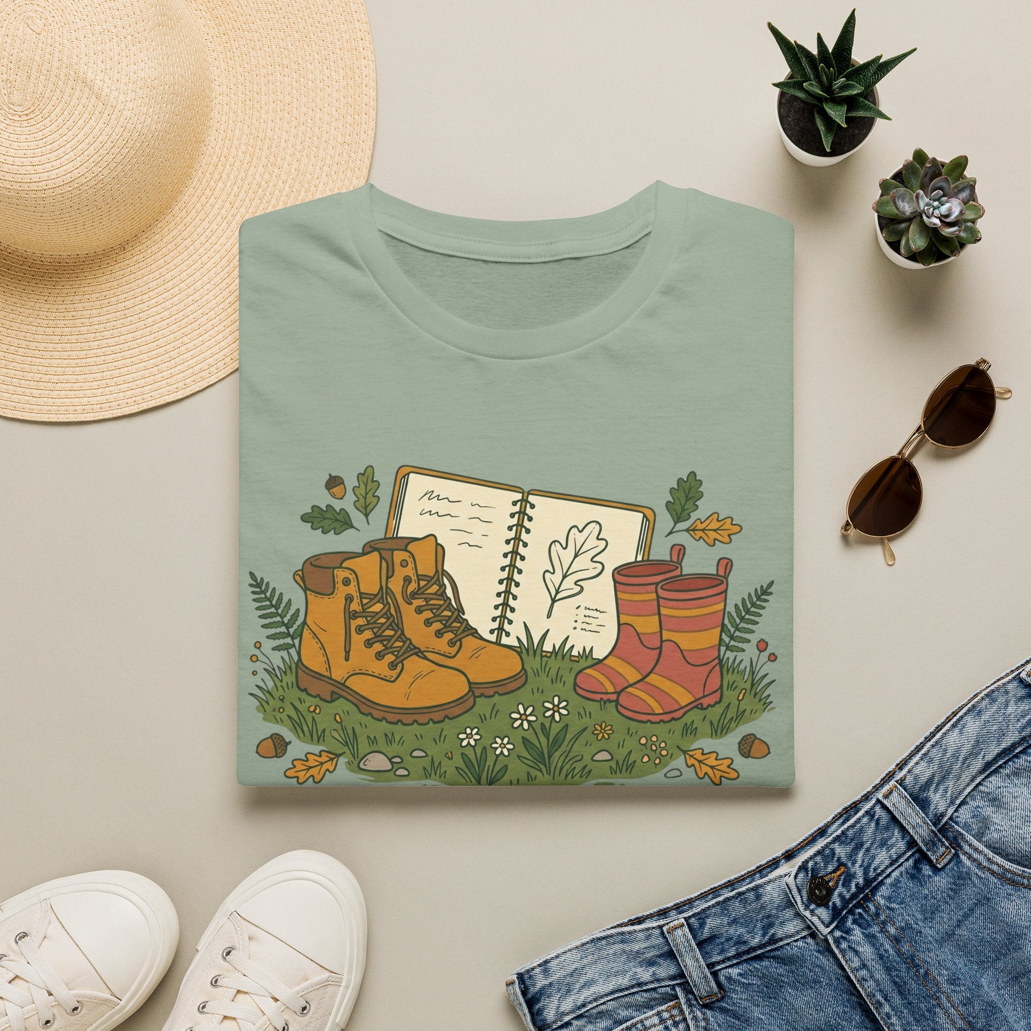 Side By Side homeschool mom graphic t-shirt with a warm homeschool-inspired graphic with thoughtful lettering