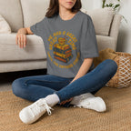 We Had A Great Time homeschool mom graphic t-shirt with a warm homeschool-inspired graphic with thoughtful lettering