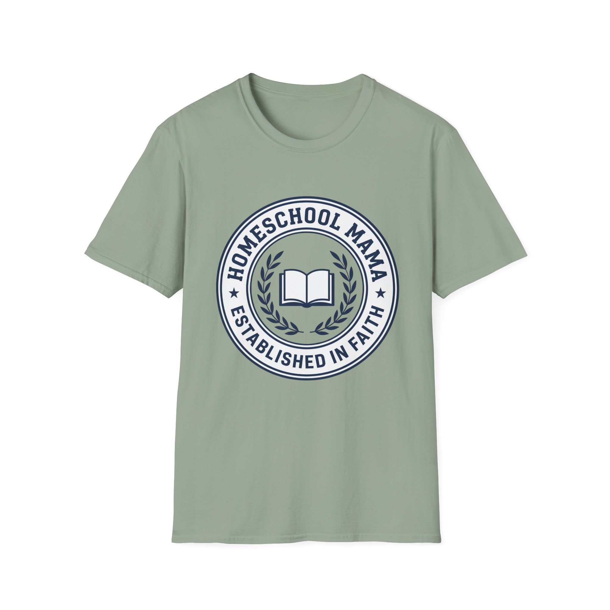 Homeschool Mama homeschool mom graphic t-shirt with a warm homeschool-inspired graphic with thoughtful lettering