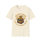 We Had A Great Time homeschool mom graphic t-shirt with a warm homeschool-inspired graphic with thoughtful lettering