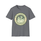 In My Unschooling Era homeschool mom graphic t-shirt with an adventurous homeschool graphic with nature, books, and outdoor learning energy