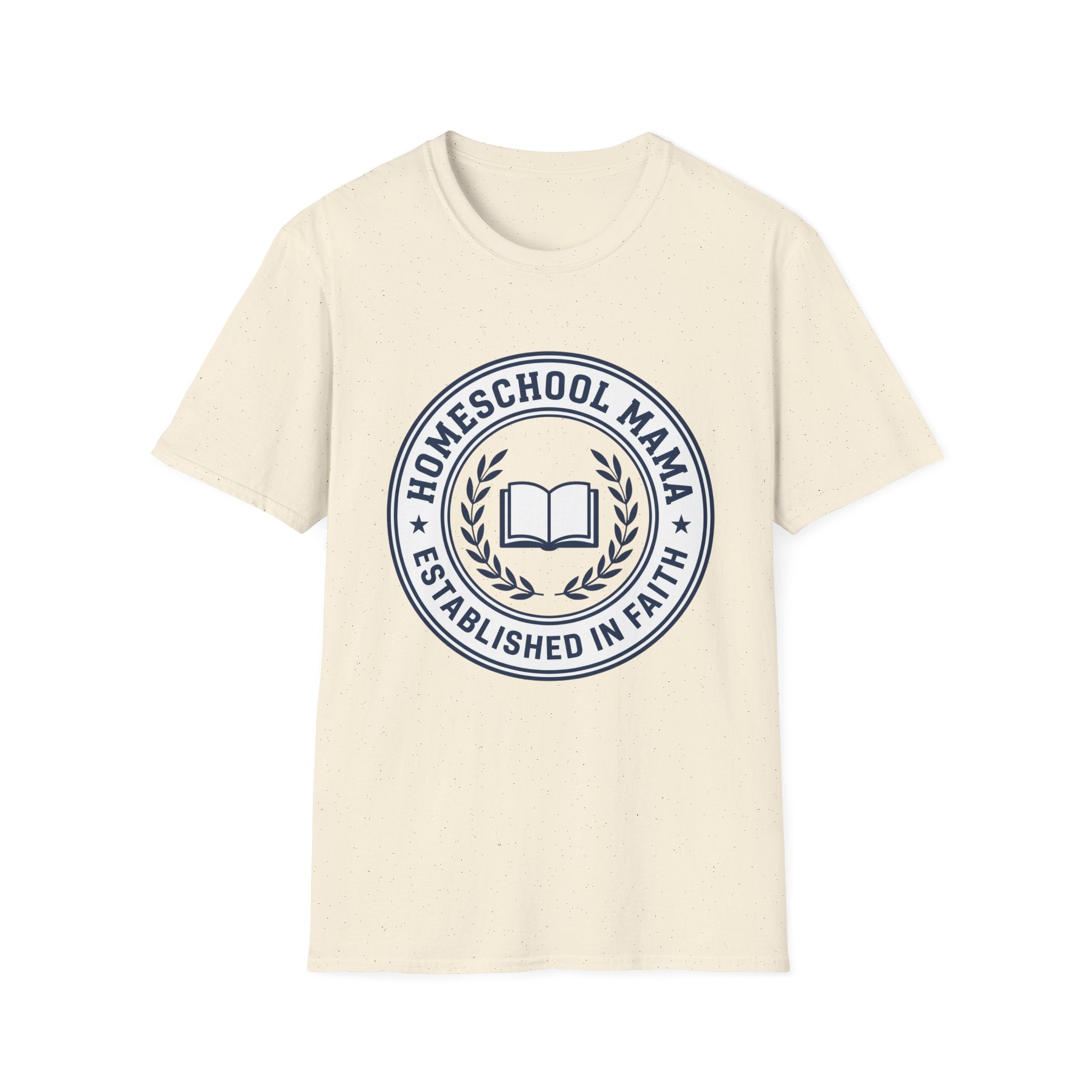 Homeschool Mama homeschool mom graphic t-shirt with a warm homeschool-inspired graphic with thoughtful lettering