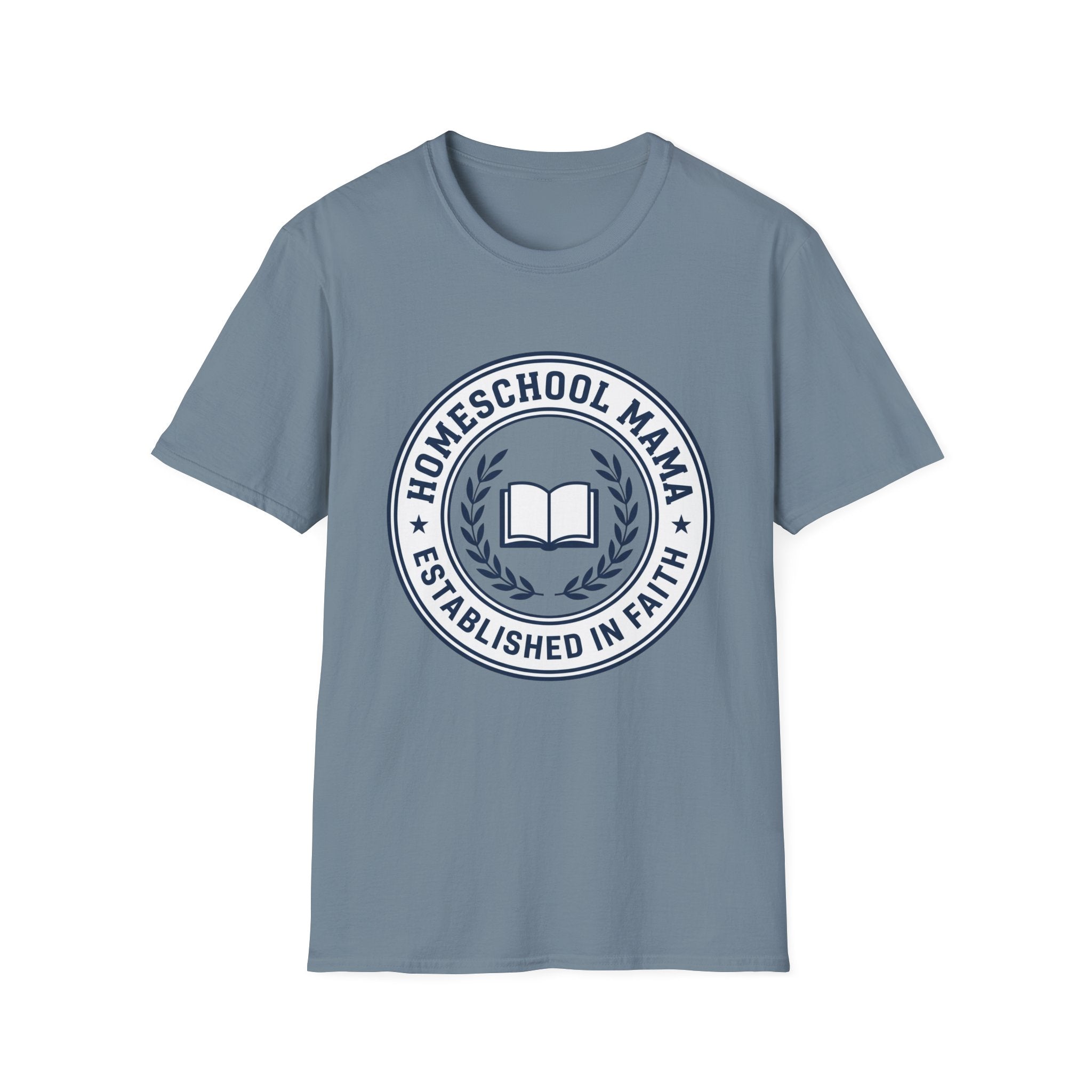 Homeschool Mama homeschool mom graphic t-shirt with a warm homeschool-inspired graphic with thoughtful lettering