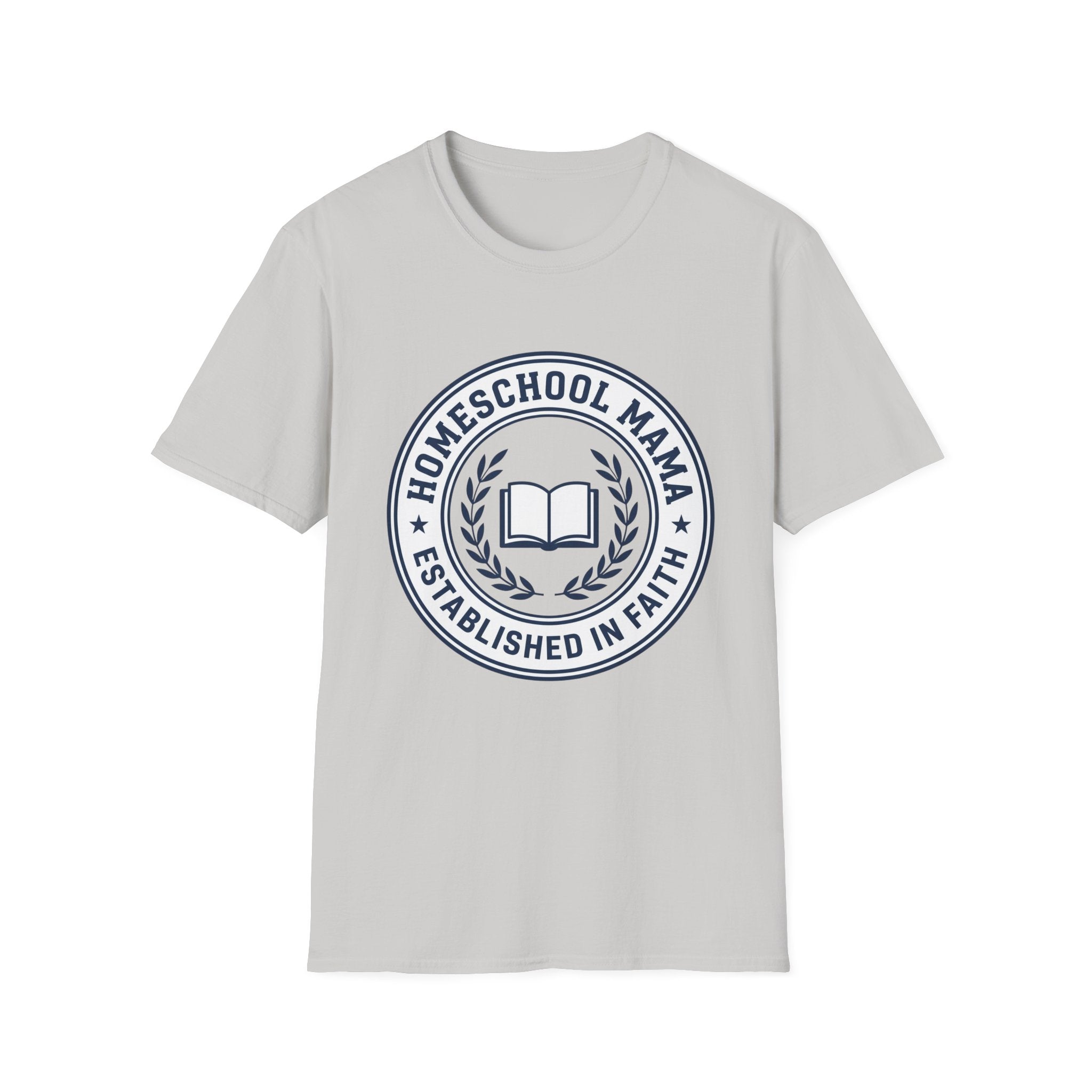 Homeschool Mama homeschool mom graphic t-shirt with a warm homeschool-inspired graphic with thoughtful lettering