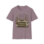 Ideas Grow Here homeschool mom graphic t-shirt with a warm homeschool-inspired graphic with thoughtful lettering
