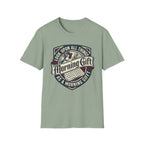Morning Gift homeschool mom graphic t-shirt with a warm homeschool-inspired graphic with thoughtful lettering