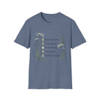 Homeschool Mom Check List homeschool mom graphic t-shirt with a playful checklist-style homeschool graphic with nature-inspired details