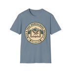 Homeschooling Society homeschool mom graphic t-shirt with a warm homeschool-inspired graphic with thoughtful lettering