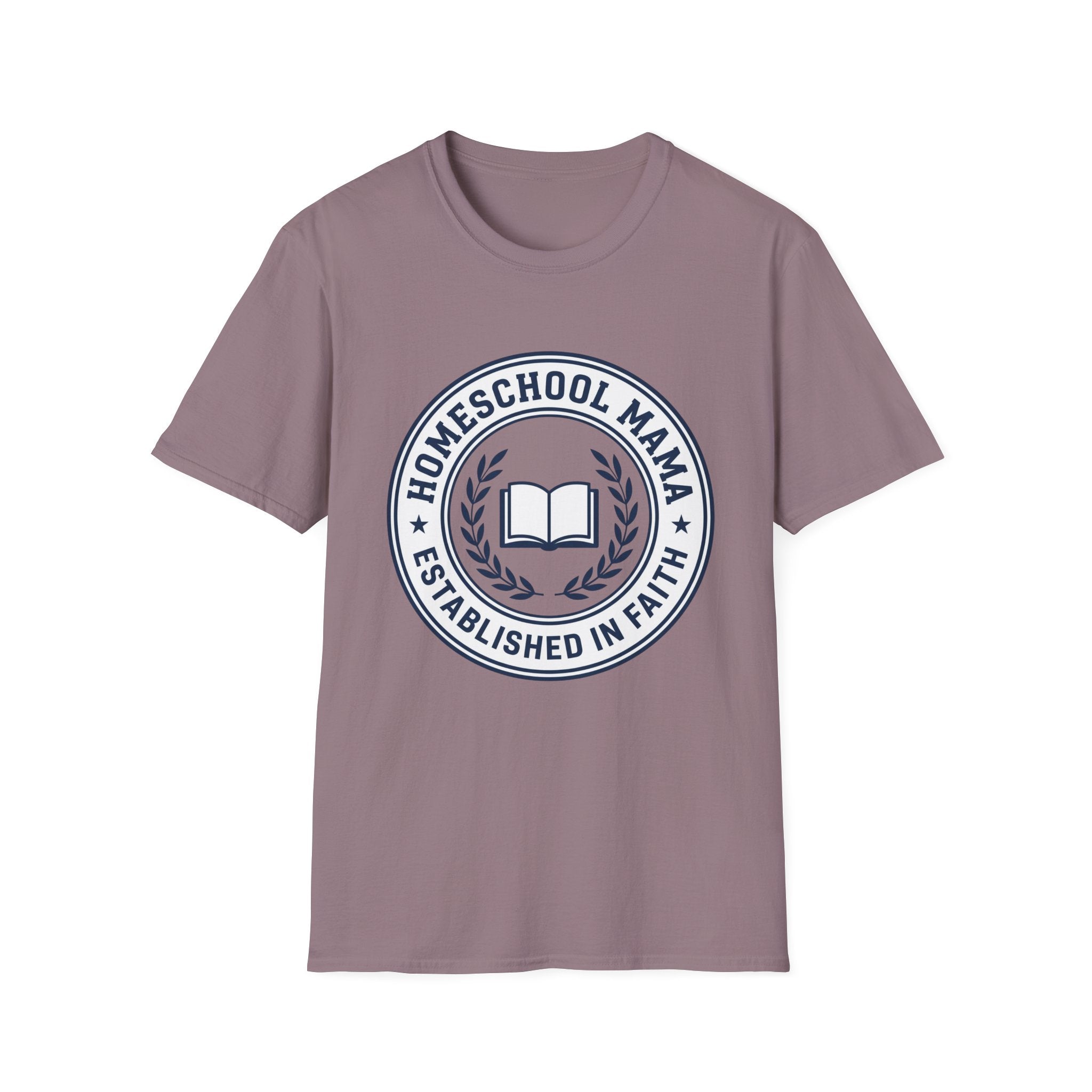 Homeschool Mama homeschool mom graphic t-shirt with a warm homeschool-inspired graphic with thoughtful lettering