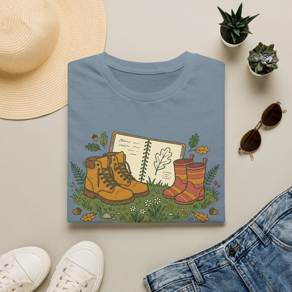 Side By Side homeschool mom graphic t-shirt with a warm homeschool-inspired graphic with thoughtful lettering