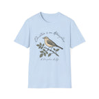 Education Is An Atmosphere T Shirt homeschool mom graphic t-shirt with a Charlotte Mason-inspired design with books, nature details, and vintage homeschool charm
