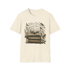 Ideas Grow Here homeschool mom graphic t-shirt with a warm homeschool-inspired graphic with thoughtful lettering