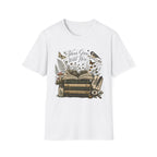 Ideas Grow Here homeschool mom graphic t-shirt with a warm homeschool-inspired graphic with thoughtful lettering