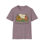 Side By Side homeschool mom graphic t-shirt with a warm homeschool-inspired graphic with thoughtful lettering