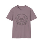 Seen Worthy Called homeschool mom graphic t-shirt with a warm homeschool-inspired graphic with thoughtful lettering