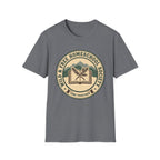 Homeschooling Society homeschool mom graphic t-shirt with a warm homeschool-inspired graphic with thoughtful lettering