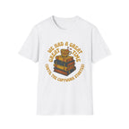 We Had A Great Time homeschool mom graphic t-shirt with a warm homeschool-inspired graphic with thoughtful lettering